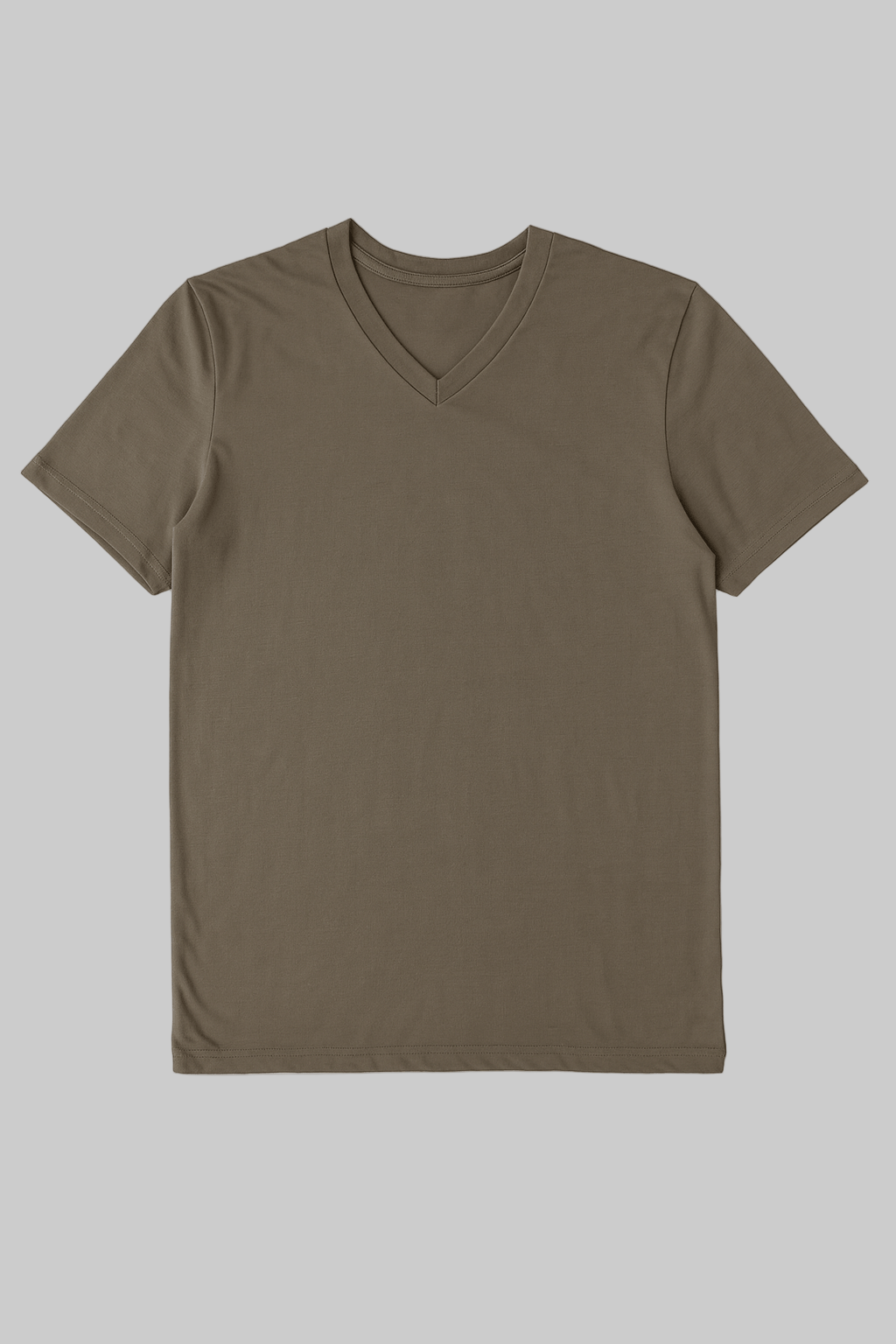 Gray Urban Edge: Classic Fit V - Neck - Muscolo Menswear