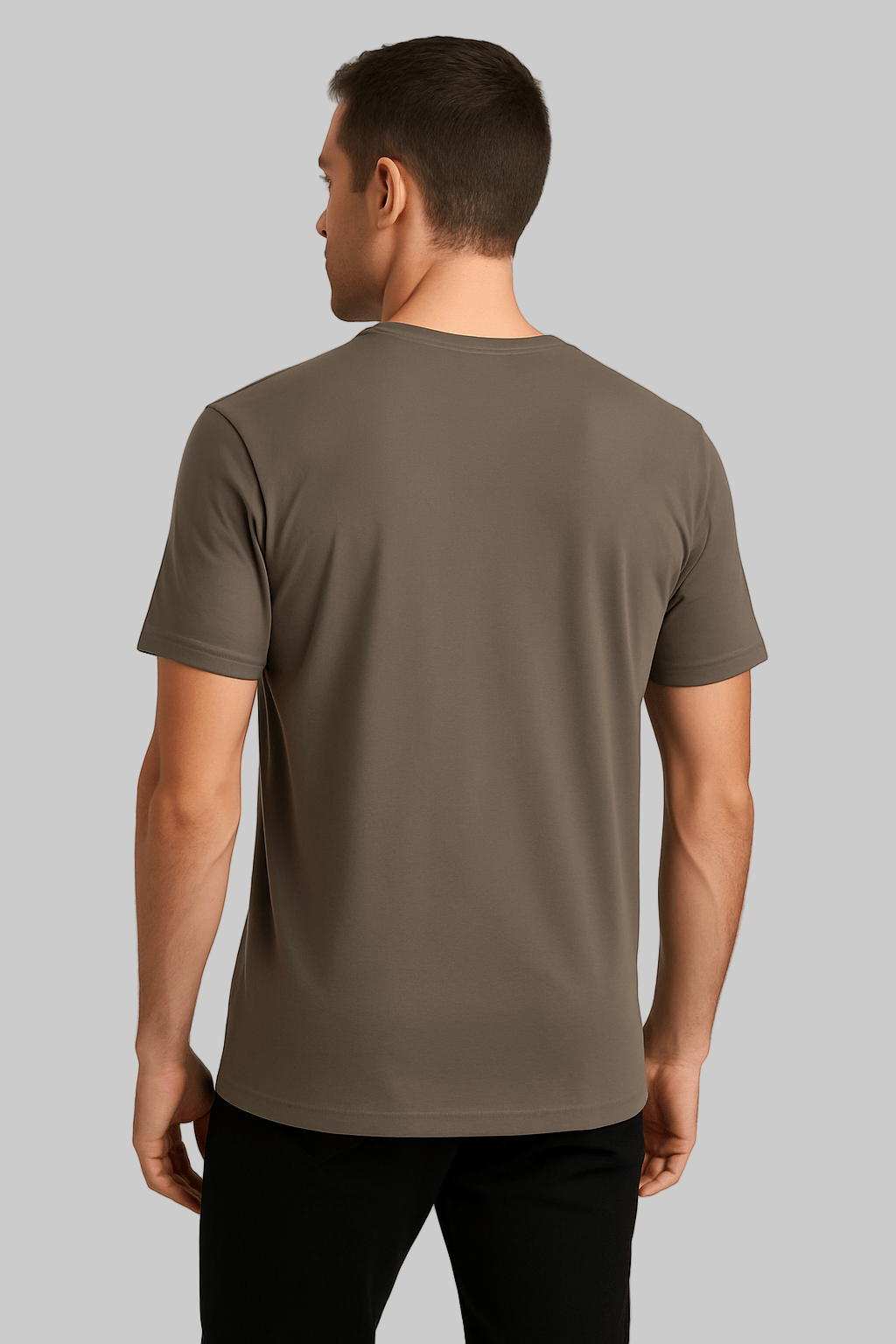 Gray Urban Edge: Classic Fit V - Neck - Muscolo Menswear
