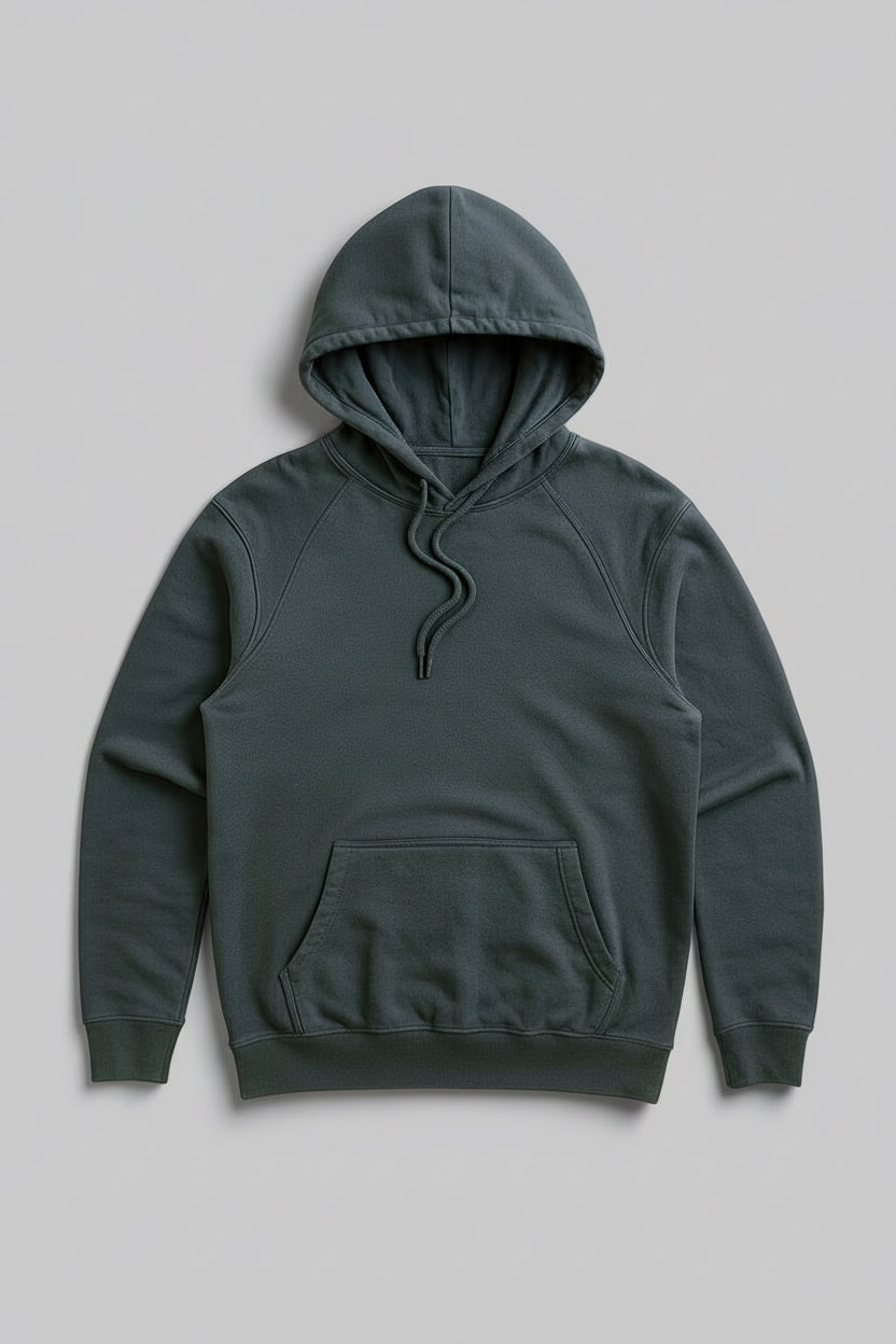 Tech Blue Urban Edge: SculptFit: Premium Hoodie - Muscolo Menswear