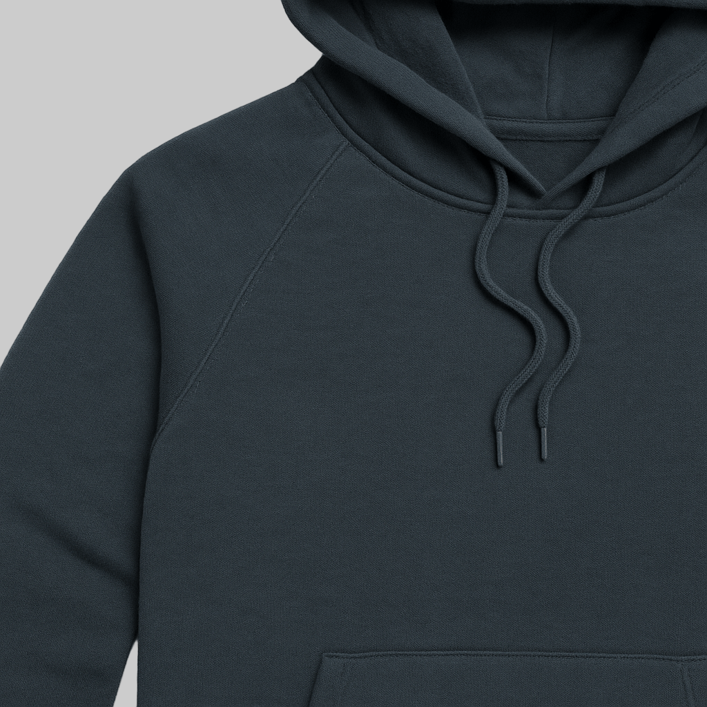 Tech Blue Urban Edge: SculptFit: Premium Hoodie - Muscolo Menswear