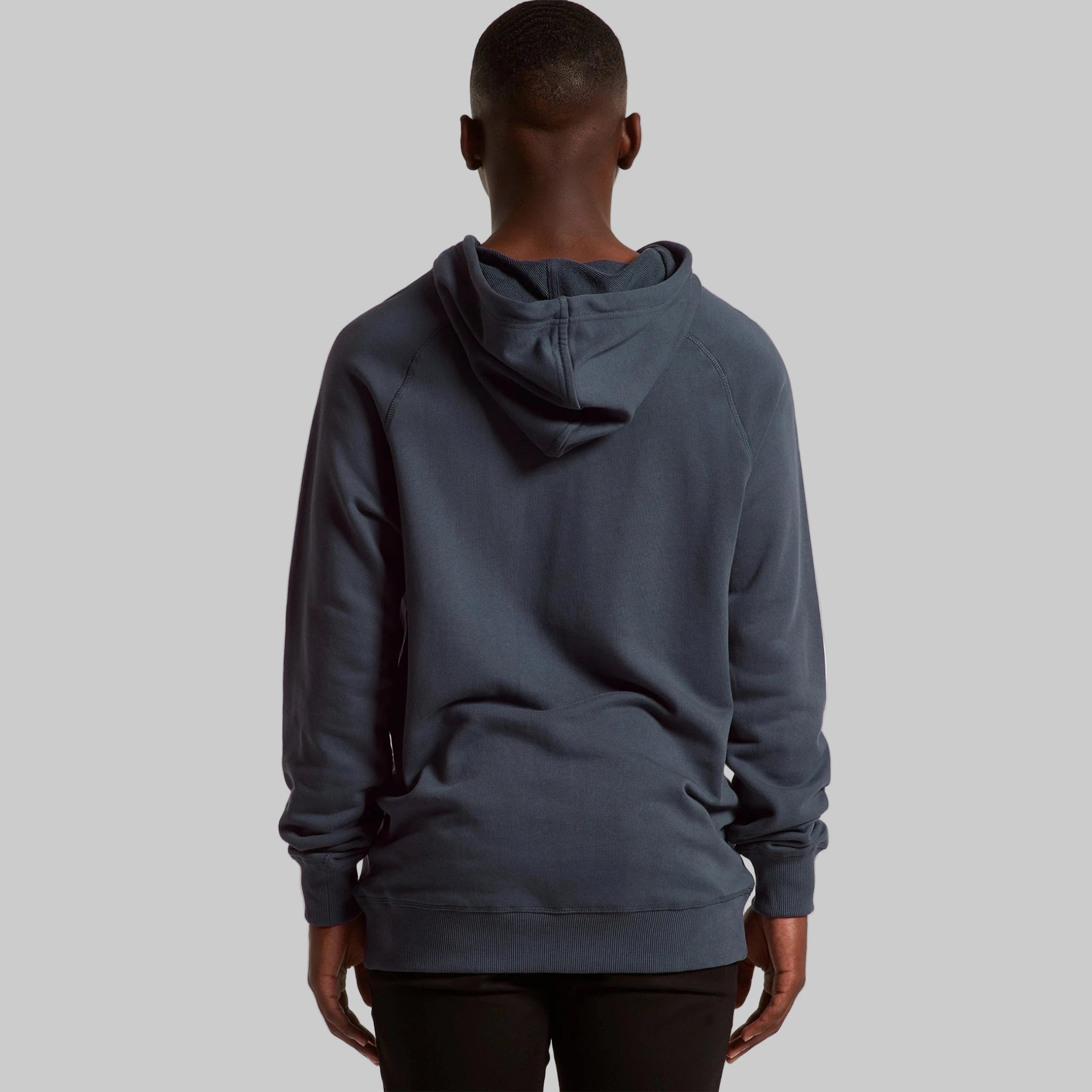 Tech Blue Urban Edge: SculptFit: Premium Hoodie - Muscolo Menswear