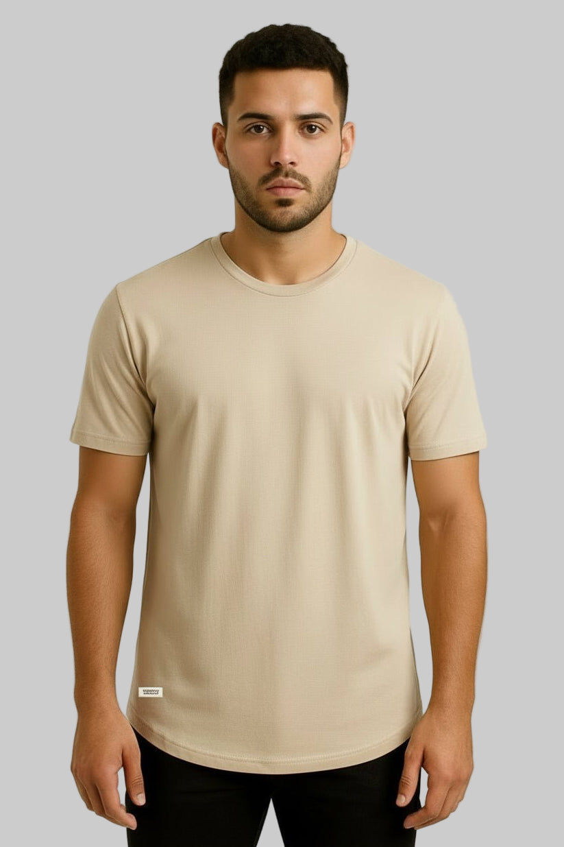 Vintage White  Urban Edge: Modern Fit Box Tee - Muscolo Menswear