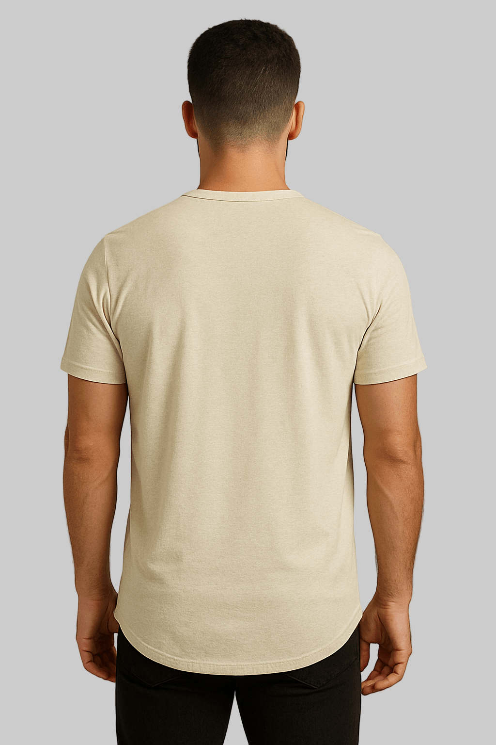 Vintage White  Urban Edge: Modern Fit Box Tee - Muscolo Menswear